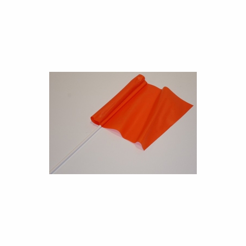 Blackburn 458P Flag 4 Inch X5 Inch  Orange 18 Inch  Plastic Staff Pk/100
