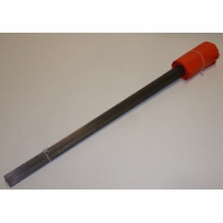 Blackburn 458W Flag 4 Inch X5 Inch  Orange 18 Inch  Wire Staff Pk/1000 Marking Flags