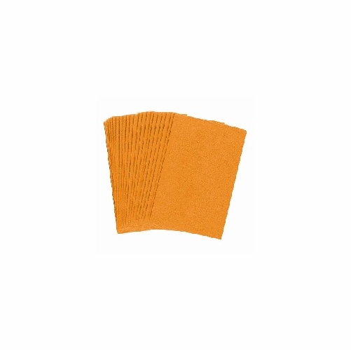 BLANK BLACK ON REFLECTIVE ORANGE PACK OF 25