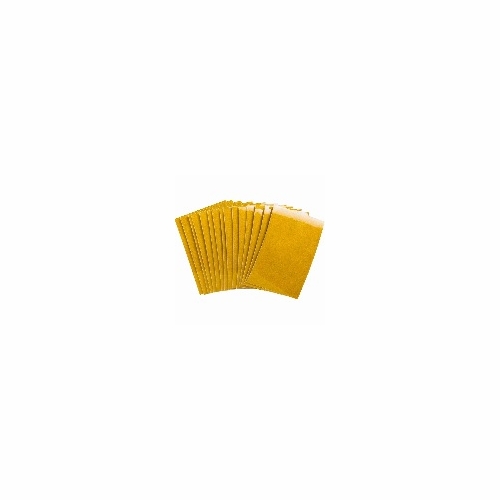 BLANK REFLECTIVE, 1 inch X1.5 inch BLACK ON YELLOW PACK OF 25