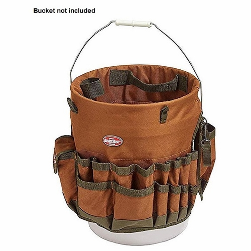BUCKET BOSS THE BUCKETEER BUCKET TOOL ORGANIZER IN BROWN 10030