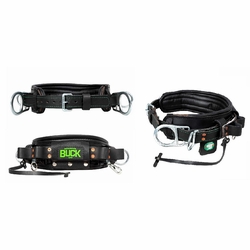 Buckingham 20122Cem-X Adjustable In-Line 4 D-Ring Body Belt - 20122Cem