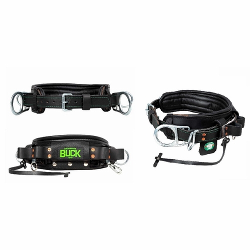 Buckingham 20122Cem-X Adjustable In-Line 4 D-Ring Body Belt - 20122Cem