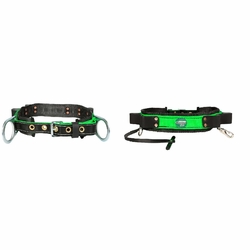 Buckingham 38523Q12-X Ladder Belt - 38523Q12/38523Q1 - Black/Green, X-Large