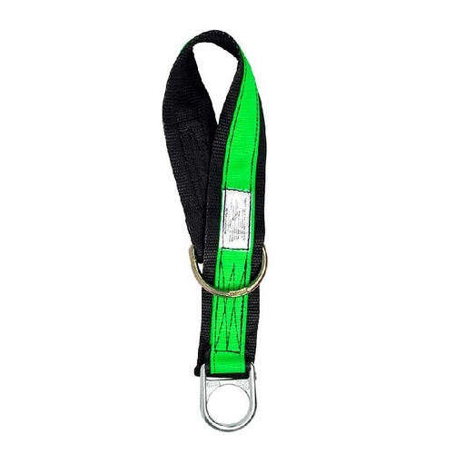 Buckingham 3904J12-8 Anchor Strap With Wear Guard - 3904/3904J12 - Green, 8Ft
