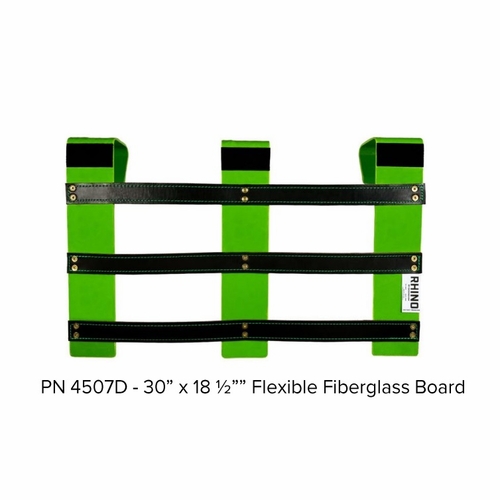 Buckingham 4507D Customizable 30 inch x 18 ˝ inch Flexible Buck-It Rail Board with bucket lip