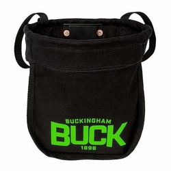 BUCKINGHAM 4570B2M2 CANVAS BOLT BAG MAGNET BLK CAN
