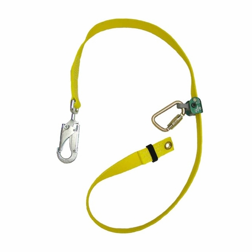 Buckingham 48129W2Y-7 Adjustable Web Lanyard With Patented Webgrab - 48129W2Y - 7 Foot