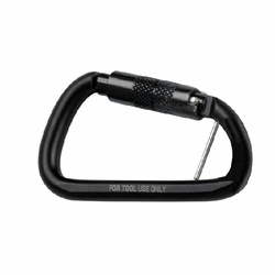 Buckingham 5005P Aluminum Twist Locking Tool Tether Carabiner w/ Captive Pin - 5005P