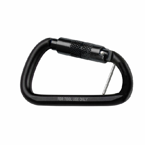Buckingham 5005P Aluminum Twist Locking Tool Tether Carabiner w/ Captive Pin - 5005P