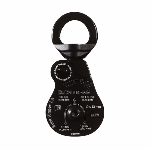 Buckingham 5007R1 1/2 Inch  Buckrigger Single Pulley