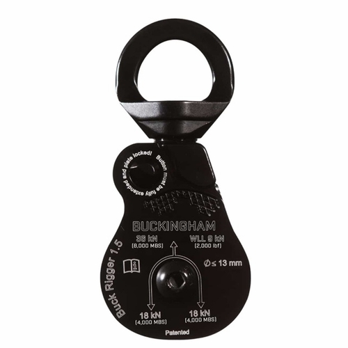 BUCKINGHAM 5007R1 1/2 inch  BUCKRIGGER SINGLE PULLEY