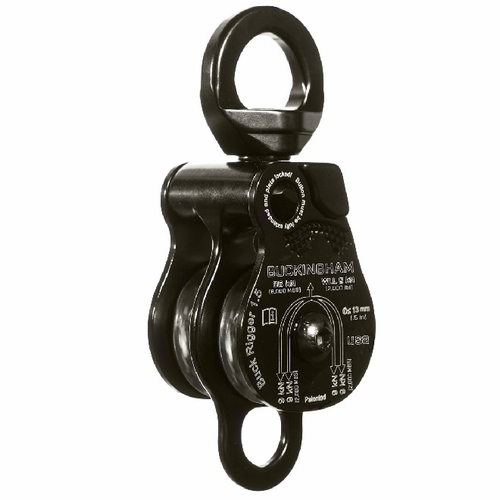 BUCKINGHAM 5007R2 1/2 inch  BUCKRIGGER DOUBLE PULLEY