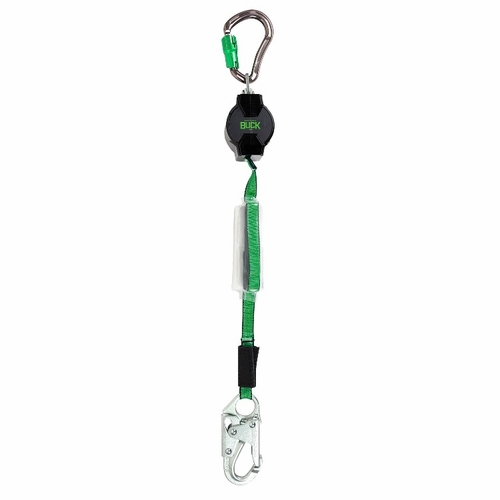 Buckingham 6009-64AV 6' Mini BuckLimiter™ with Aluminum Carabiner and Steel Snap - 6009-64AV