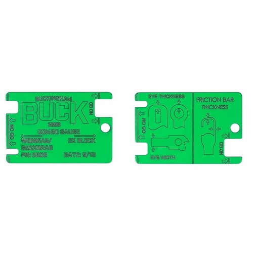 Buckingham 6308 BuckGrab, WebGrab and Ox Block Friction Bar Gauge - 6308