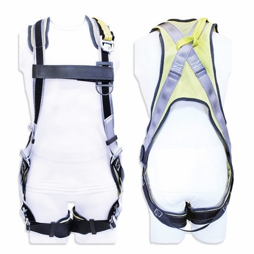 Buckingham 637G8C500Ck1-M Arc Tested H-Style Buckfit H Style Full Body Harness - Medium