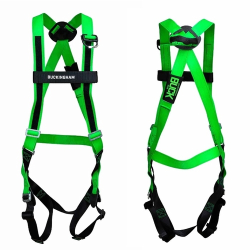 Buckingham 6393700J12-L H Style Full Body Harness - 6393700/6393700J12