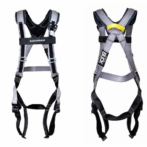 Buckingham 6398C700K4-M Mini Buckfit H Style Full Body Harness - 6398C700K4 - Medium