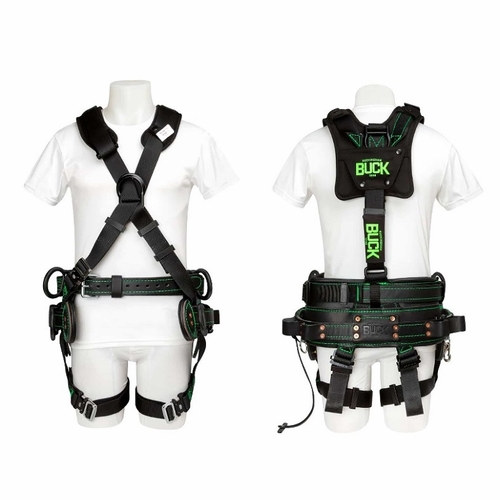 Buckingham 66996Q6-L ADJUSTABLE SHORT BACK BELT™ X-STYLE HARNESS COMBO - 66996Q6 - Large