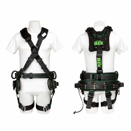 Buckingham 66996Q6-S Adjustable Short Back Belt X-Style Harness Combo - 66996Q6 - Small