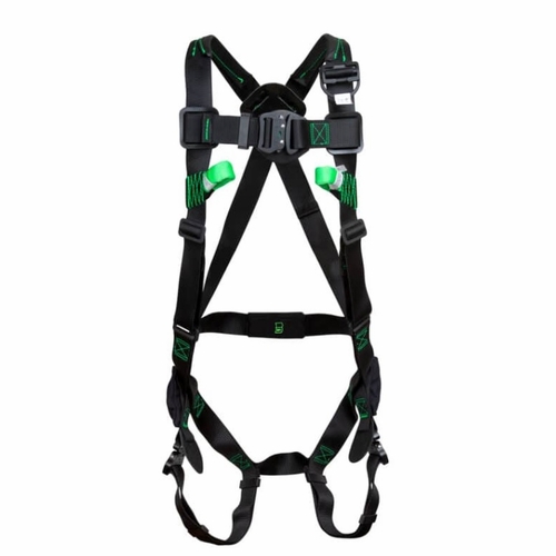 Buckingham 68N98Jq1-M Buck H-Style Featherweight Harness With Buckstep 2.0 - Medium, Black, Zinc C