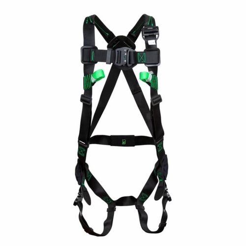 Buckingham 68N98JQ1-X Buck H-Style Featherweight™ Harness with BuckStep™ 2.0 - Xtra Large, Black, Zi