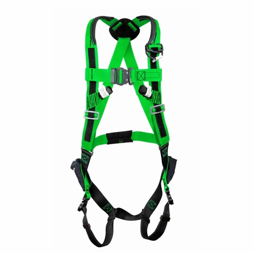 Buckingham 68N98Jq2-M Buck H-Style Featherweight Harness With Buckstep 2.0 - Medium, Green, Zinc C