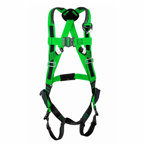 Buckingham 68N98JQ2-S Buck H-Style Featherweight™ Harness with BuckStep™ 2.0 - Small, Green, Zinc Co
