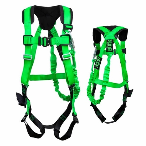 Buckingham Q68P98Q1-2X Universal Mini Buckfit Harness & Lanyard Combo - 2X