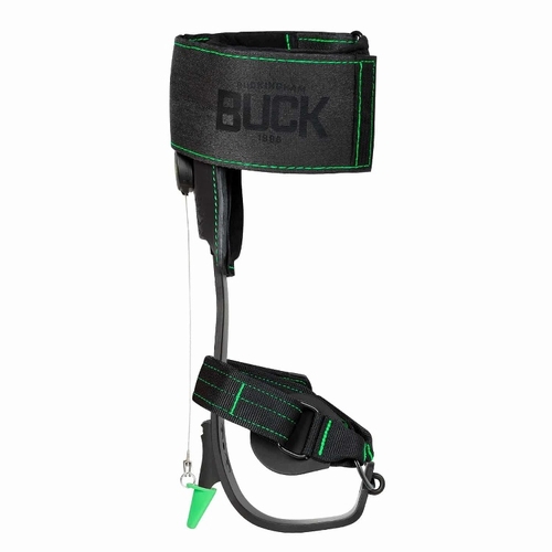 Buckingham Tbg94K1Gv-Bl Bucklite Titanium Pole Climber Kit With Grip And Hook And Loop Foot Straps