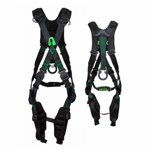 Buckingham U602P8Q11  Buckohm Blackout Truefit X-Style Harness With Pigtail - U602P8Q11