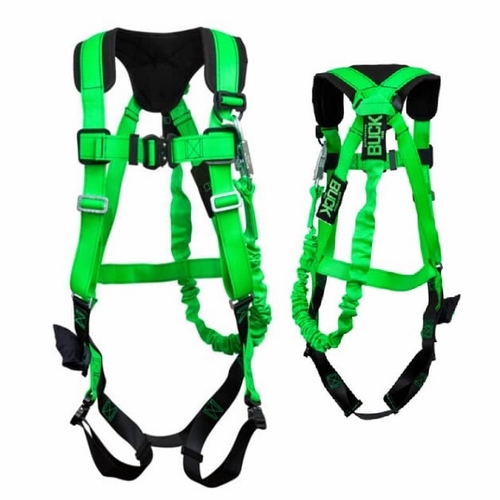 Buckingham U68P98Q1 Universal Mini BuckFit™ Harness & Lanyard Combo - M-X