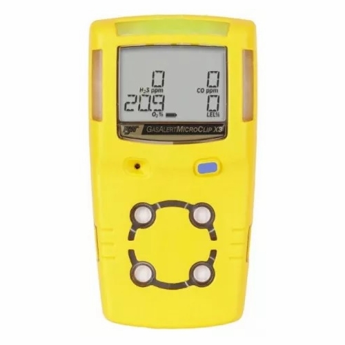 BW GasAlertMicroClip X3 4-GAS MULTI-GAS DETECTOR MCX3-XWHM-Y-NA