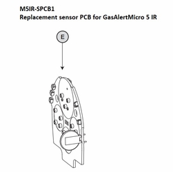 Bw Technologies By Honeywell  M5Ir-Spcb1 Replacement Sensor Pcb For Gasalertmicro 5 Ir