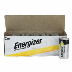 C INDUSTRIAL ALKALINE 1.5V BATTERY Order in multiples of 12