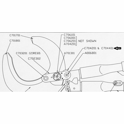 C804401 PAWL FOR CABLE CUTTER 7017