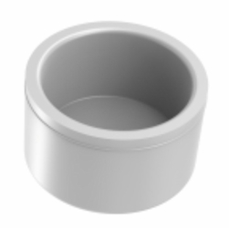 Cal Am 2046-005 PVC CAP, 1/2 inch  15mm