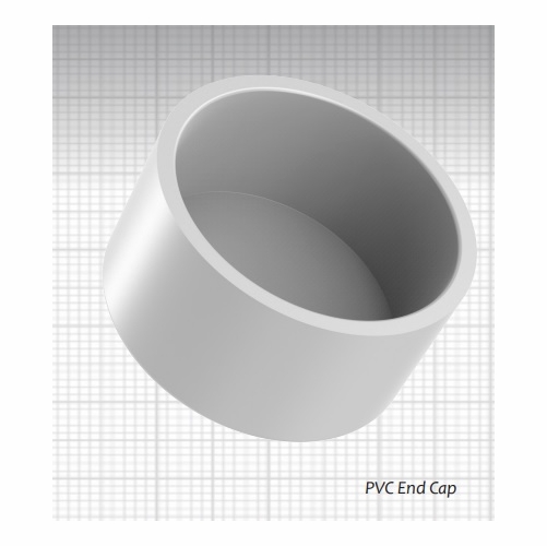 Cal Am 2046-007 Pvc Cap, 3/4 Inch  20Mm