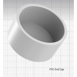 Cal Am 2046-010 PVC CAP, 1 inch  25mm