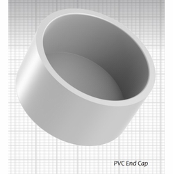 Cal Am 2046-012 PVC CAP, 1-1/4 inch  32mm