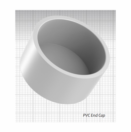 Cal Am 2046-012 PVC CAP, 1-1/4 inch  32mm