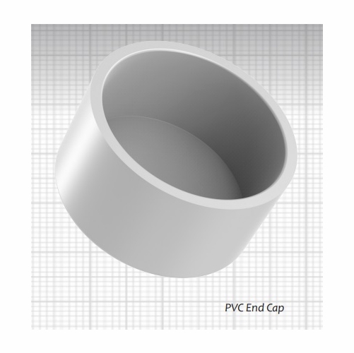 Cal Am 2046-030 Pvc Cap, 3 Inch 80Mm