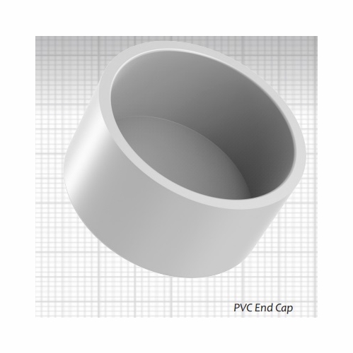 Cal Am 2046-050 Pvc Cap, 5 Inch 125Mm