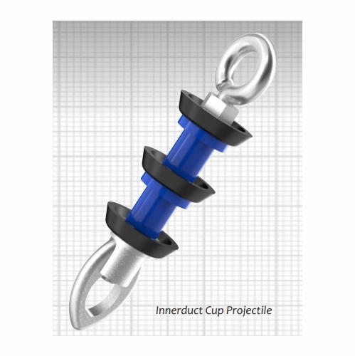 Cal Am 2120-010 INNERDUCT CUP PROJECTILE, 1 inch  25mm