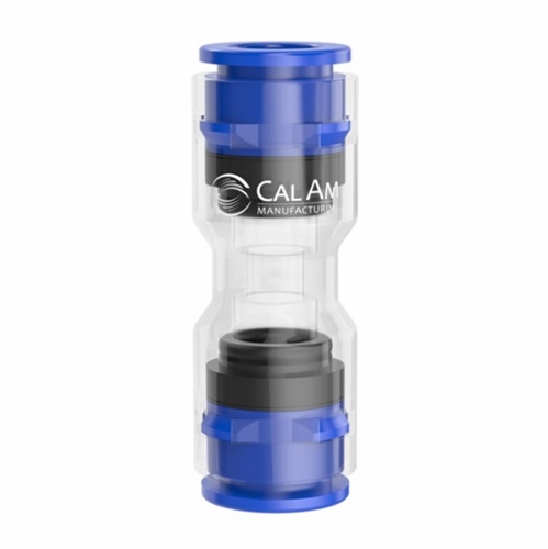 Cal Am 3150-080 Microduct Straight Coupler, 8.5/6Mm, Blue