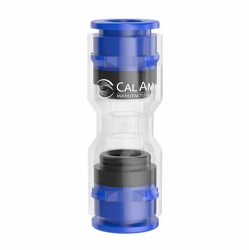 Cal Am 3150-100 MICRODUCT STRAIGHT COUPLER, 10/8mm, BLUE