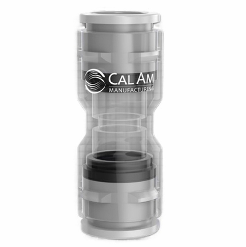 Cal Am 3150-122 MICRODUCT STRAIGHT COUPLER, 12.7/10mm, GREY