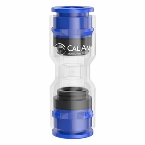 Cal Am 3150-140 MICRODUCT STRAIGHT COUPLER, 14/10mm, BLUE