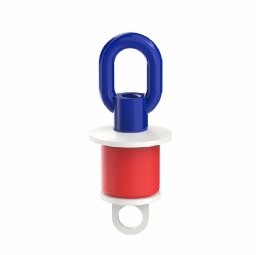 Cal Am 5120-15 Blank Duct Plug, Loop Nut, 1.50 Inch  40Mm