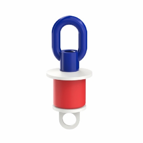 Cal Am 5120-30L Blank Duct Plug, Loop Nut, 3.00 Inch  80Mm